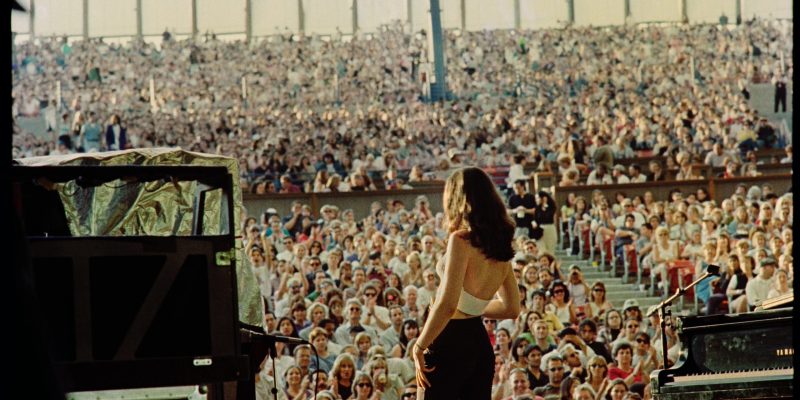 Still of Paula Cole on stage at Lilith Fair - RESTORED - Photo Credit Merri Cyr